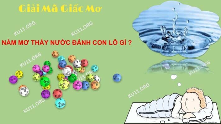 Nằm mơ thấy nước đánh con gì?