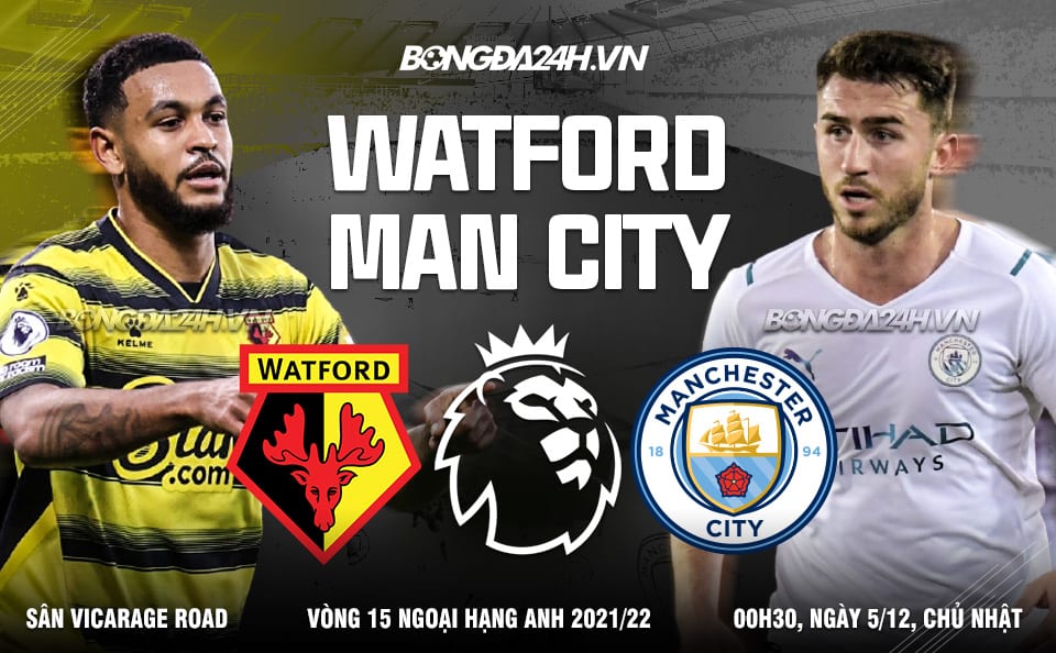 Thành tích đối đầu giữa Watford vs Man City