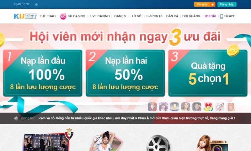 Truy cập vào trang chủ chính thức của nhà cái Kubet