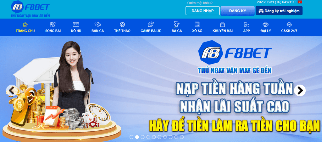 F8bet được đánh giá cao cả về hình thức lẫn chất lượng dịch vụ và độ an toàn