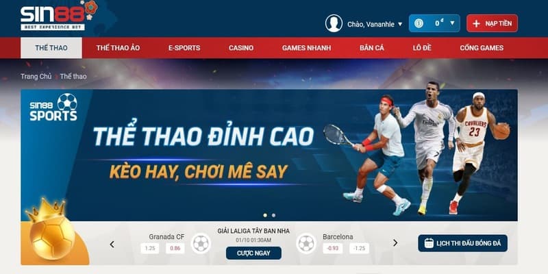 Esports Sin88 cá cược cực tuyến an toàn và uy tín