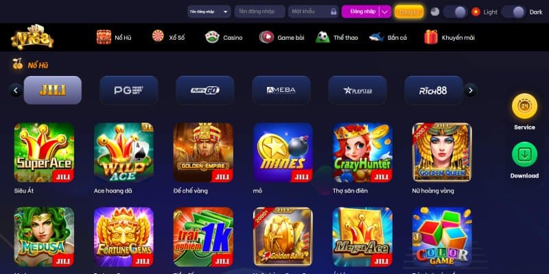 Các phiên bản chơi Slot Nổ Hũ có tại nhà cái này