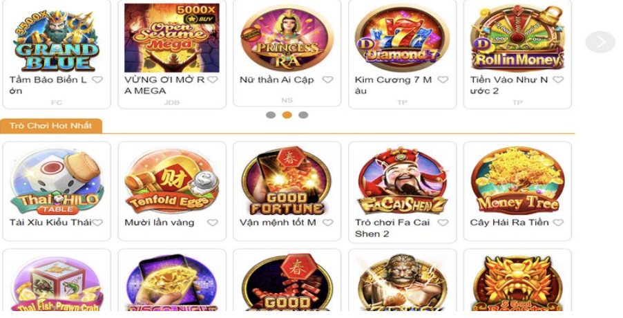 Người chơi thỏa sức chinh phục nhiều game cược hot tại nhà cái