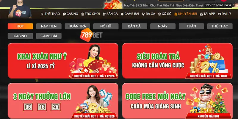 Ưu đãi khai xuân như ý tại 789BET